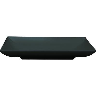 Rene Ozorio SQUARE PLATE 170x170mm AURA, MATT BLACK (494017)-Auscaterquip