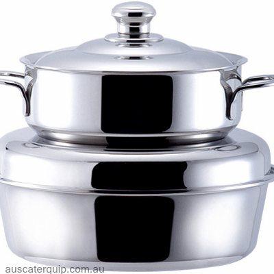 Hyperlux INDUCTION SOUP SERVER 50°&90°-18/10 6Lt 280x340x340mm-Auscaterquip