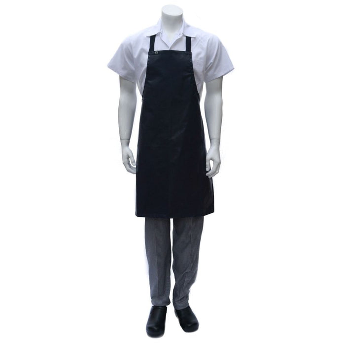 Navy Short PVC Bib Apron-Auscaterquip
