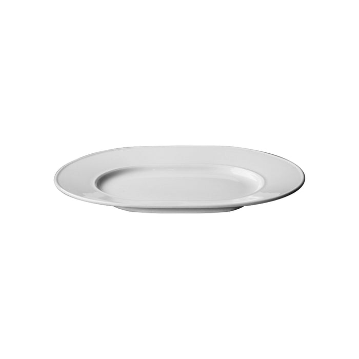 Rene Ozorio OVAL PLATTER-157mm AURA, MATT WHITE (434815)-Auscaterquip