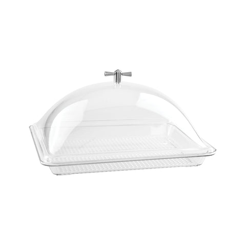 Alkan Zicco  RECT. DOME COVER-400x290mm CLEAR POLYCARBONATE (Each)