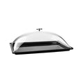 Alkan Zicco  DOME COVER W/FIXED BASE-350x350mm CLEAR POLYCARBONATE (Each)
