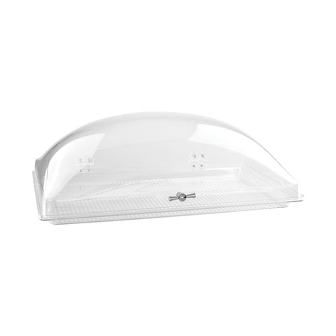 Alkan Zicco  DOME COVER W/FIXED BASE-530x325mm CLEAR POLYCARBONATE (Each)