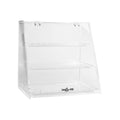 Alkan Zicco  DISPLAY CABINET-2 TRAY | 480x400x360mm CLEAR POLYCARBONATE (Each)