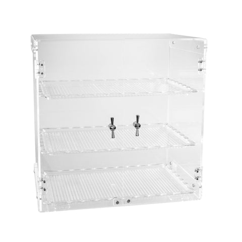 Alkan Zicco  DISPLAY CABINET-3 TIER | 450x310x460mm CLEAR POLYCARBONATE (Each)