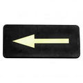 Chef Inox WALL SIGN: "Arrow Symbol" GOLD ON BLACK EA