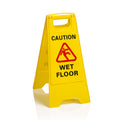 Chef Inox A FRAME WET FLOOR CAUTION -YELLOW EA