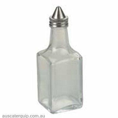 OIL/VINEGAR BOTTLE-GLASS 180ml-Auscaterquip