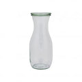 Weck BOTTLE GLASS JAR W/LID 530ml 60x184mm (764) X6