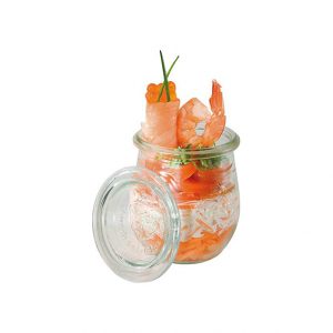 Weck GLASS JARS W/LID 220ml 70x80mm (762) EA