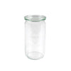 Weck CYLINDER GLASS JAR W/LID 340ml 60x130mm (975) [Box of 12]