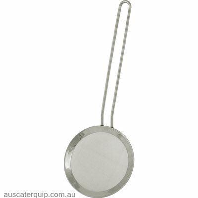 SKIMMER-ROUND 18/10 MESH+RIM 155x230mm WIRE HANDLE-Auscaterquip