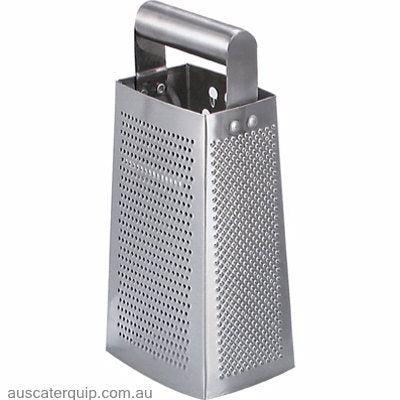 Chef Inox GRATER-S/S 4 SIDED TUBE HDL 185mm-Auscaterquip