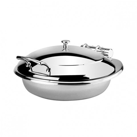 Athena PRINCESS INDUCTION CHAFER-18/10 | ROUND | 6.1lt STAINLESS STEEL LID (Set)
