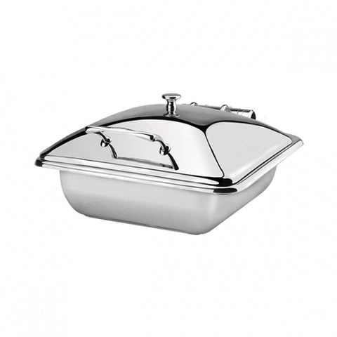 Athena PRINCESS INDUCTION CHAFER-18/10 | RECT. | 1/2 SIZE STAINLESS STEEL LID (Set)