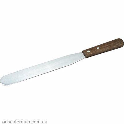 SPATULA-S/S 250x39mm 10" Wood Handle-Auscaterquip