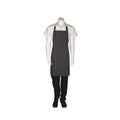 Navy/White Striped Bib Apron No Pocket-Auscaterquip