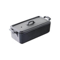 Revol REVOL BELLE CUISINE CHARCOAL TERRINE W/LID RECT 600ml-Auscaterquip