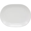 Rene Ozorio RIMMED OVAL PLATTER-207mm AURA MATT WHITE (994820) EA
