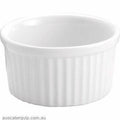 Vitroceram SOUFFLE DISH-175mm/1.0lt WHITE "VITROCERAM"-Auscaterquip