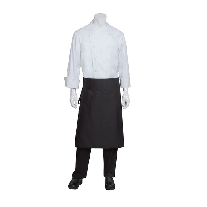 Black Tapered Apron w/ Flap-Auscaterquip