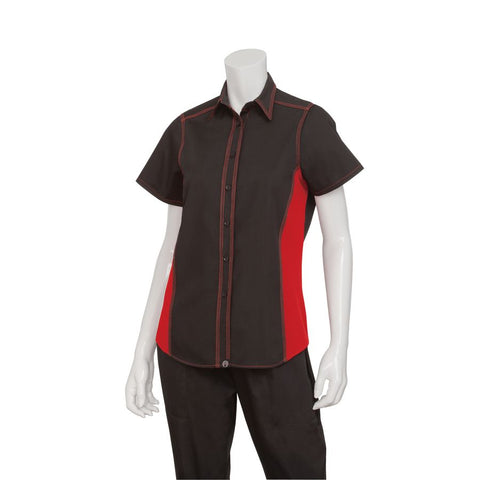 Female Black/Red Universal Contrast Shirt