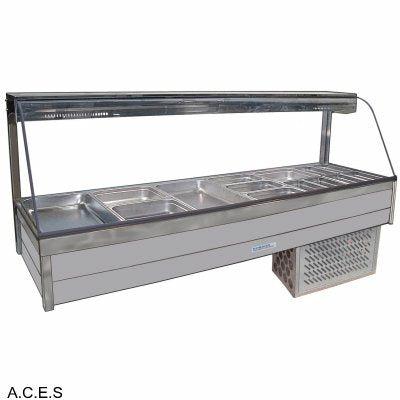 WOODSON COLD FOOD DISPLAY STR GLASS 5 MOD-Auscaterquip
