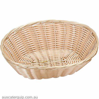 BREAD BASKET-ROUND 230mm POLYPROP-Auscaterquip