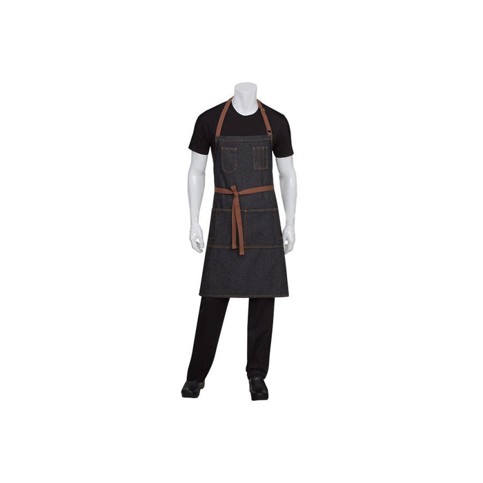 Black Memphis Bib Apron-Auscaterquip