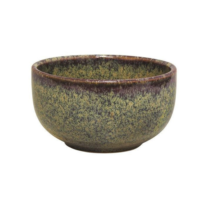 tablekraft ARTISTICA ROUND BOWL 125x70mm REACTIVE BROWN-Auscaterquip