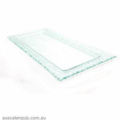 Han RECTANGLE PLATTER TO FIT DP-005 STAND 630x200mm CLEAR