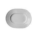 Rene Ozorio OVAL PLATTER-157mm AURA, MATT WHITE (434815)-Auscaterquip