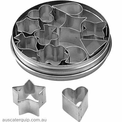 Chef Inox CUTTER SET-ASPIC 12pc SIZE: 20mm-Auscaterquip