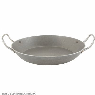 Guery PAELLA PAN-BLACK STEEL 300mm 2 HDL-Auscaterquip