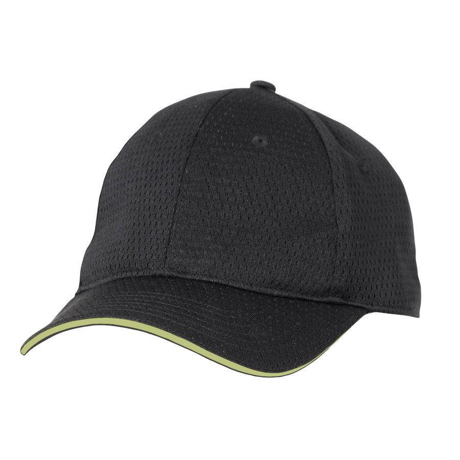 Lime Cool Vent Baseball Cap w/ Trim-Auscaterquip
