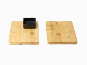 Gusta -SPARE INSERT BOARDS BAMBOO (PACK OF 2&1 DIPPING BOWL) Pack