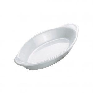 Vitroceram OVAL GRATIN DISH-295x155x/570ml WHITE EA