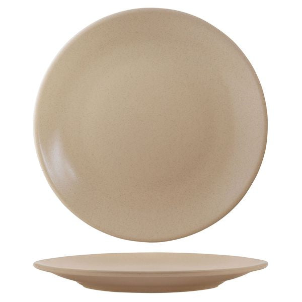 Zuma SAND ROUND COUPE PLATE-260mm Ø  (x6)