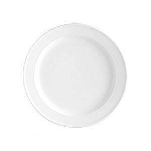 Vitroceram -VITRO-2 ROUND PLATE-250mm Rolled Edge EA
