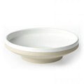 Tablekraft SOHO ROUND BOWL FOOTED WHITE PEBBLE 153x50mm EA