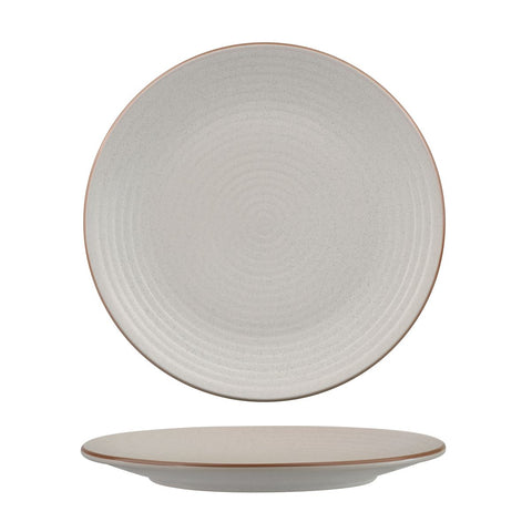 Zuma MINERAL ROUND COUPE RIBBED PLATE-265mm Ø  (x6)