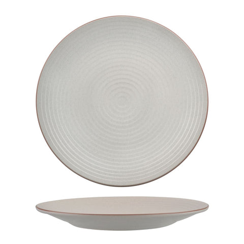 Zuma MINERAL ROUND COUPE RIBBED PLATE-310mm Ø  (x3)