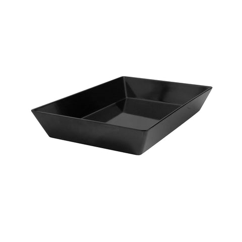 Ryner Melamine  RECT. DEEP DISH-450x300x70mm BLACK (x3)