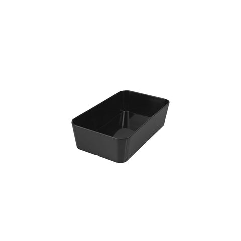 Ryner Melamine  RECT. DEEP DISH-250x150x65mm BLACK (x3)