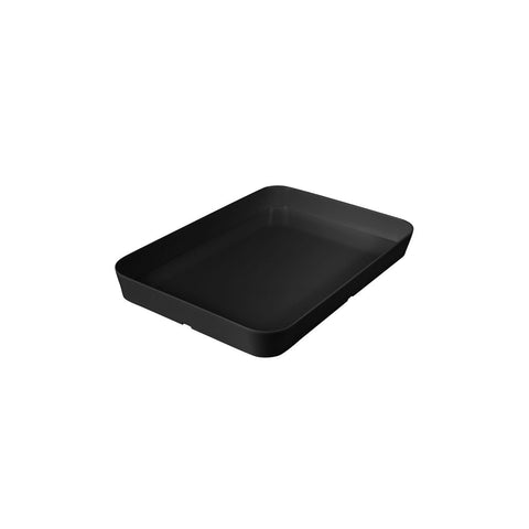 Ryner Melamine  RECT. DEEP DISH-305x220x25mm BLACK (x3)