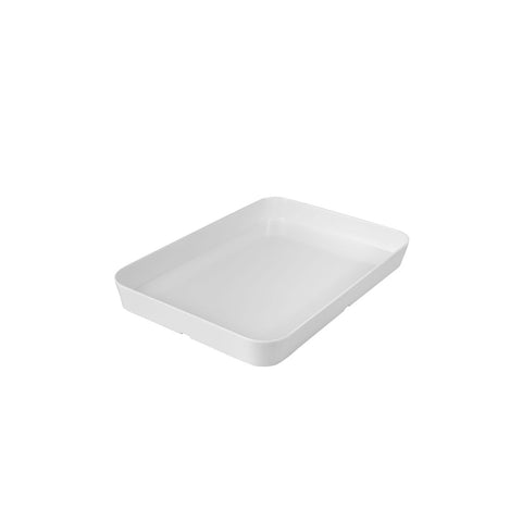 Ryner Melamine  RECT. DEEP DISH-305x220x25mm WHITE (x3)