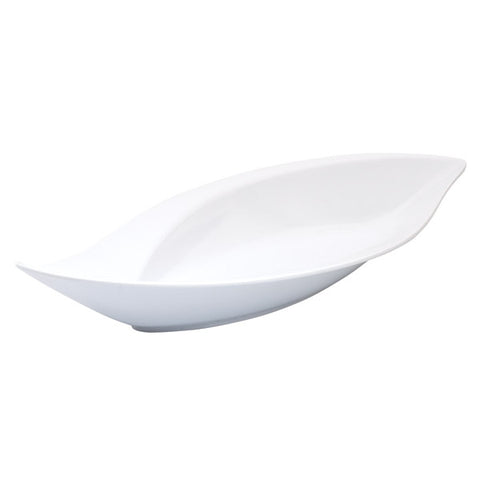 Ryner Melamine  LEAF BOWL-500x240x60mm WHITE (x3)