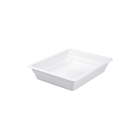 Ryner Melamine  FOOD PAN-1/2 SIZE 65mm DEEP WHITE (x3)