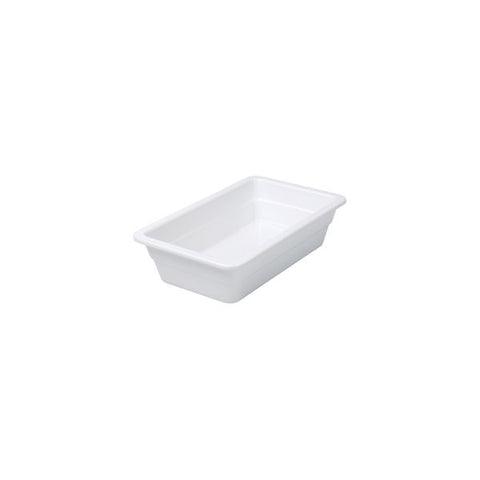 Ryner Melamine  FOOD PAN-1/4 SIZE 65mm DEEP WHITE (x3)