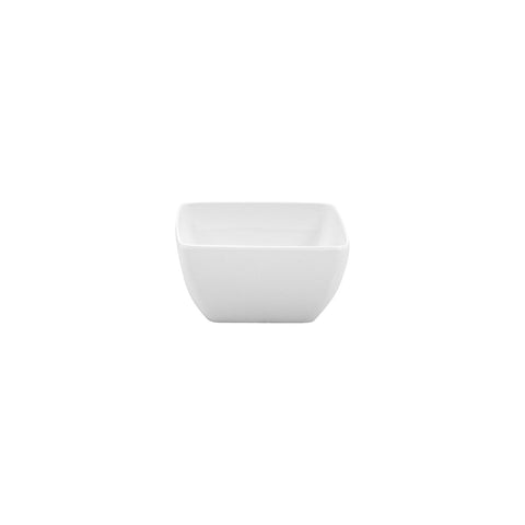 Ryner Melamine  ROUNDED SQUARE BOWL-130x130x70mm WHITE (x12)